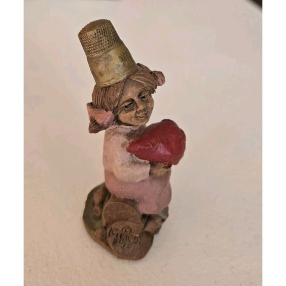 Source Unknown Other - Tom Clark Mendy Figurine Gnome Sculpture Signed Cairn Studio 1989
